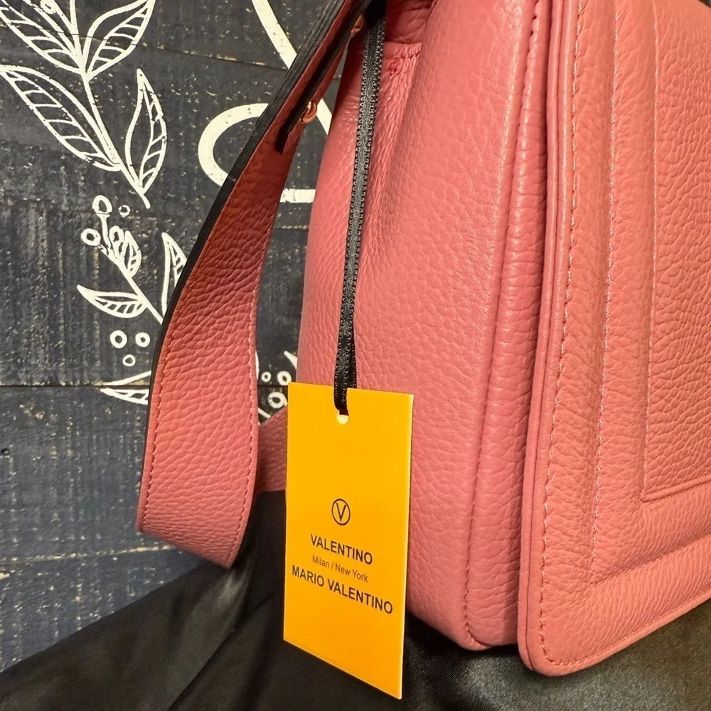 VALENTINO-Alice Rock Leather Shoulder Bag w/ Dust Bag